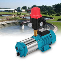 Kreiselpumpe 9,8 bar Wasserpumpe Hauswasserwerk Gartenpumpe 1300 W 4000 L/h Neu