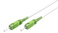 3x Glasfaserkabel (FTTH), Singlemode (OS2) White, (Simplex), 3 m; SC-APC (8°) St