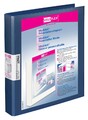 10 VELOFLEX VELODUR® Präsentationsringbücher 2-Ringe blau 4,0 cm DIN A4