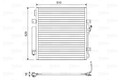 VALEO Kondensator Klimaanlage 814163 Aluminium für JEEP CHEROKEE KK CRD 4x4 VAN
