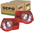 2x DEPO LED RÜCKLEUCHTEN SATZ WEIß AUSSEN passend für VW PASSAT LINKS+RECHTS