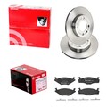 brembo BREMSSCHEIBEN 239mm Voll + BELÄGE VORNE passend für VW POLO 6N