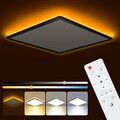 24W Led Deckenlampe Deckenleuchte Dimmbar Modell Mit Fb Wohnzimmer Deckenlampe