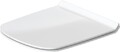Duravit WC-Sitz DuraStyle weiß mit Absenkautomatik Scharniere Edelstahl