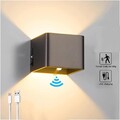 Wandlampe LED Cube Würfel Wandleuchte Up Down Außenleuchte mit Bewegungsmelder