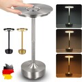 Dimmbar Akku Tischleuchte Touch Tischlampe LED Lampe USB Innen&Außen Kabello