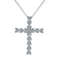  Kreuz Halskette Männer Halsketten Herrenanhänger Silbernes Medaillon Kreuzen