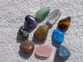 Sammlung polierte Mineralien x 10 verschiedene. Siehe Beschreibung. GP A.