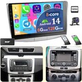 10" Android14 Autoradio GPS DAB+ 6+128G Carpaly +kam Für VW Passat B7 CC 2010-15