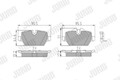 JURID 573136J Bremsbeläge Satz Hinten für BMW 3 Limousine (E90) 3 Coupe (E92)