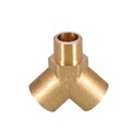 Messing Gewindefittings Verschraubung Nippel Muffe Winkel T-Stück Reduziert