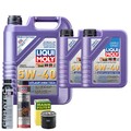 Motoröl 5W40 LIQUI MOLY High Tech 7L +MANN Ölfilter +Ölschlammspülung +Cera Tec