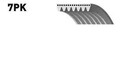 GATES 7PK990 Keilrippenriemen für SUZUKI SWIFT IV (FZ, NZ) für ISUZU KB Pickup