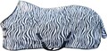 Fliegendecke ZEBRA mit Kreuzgurt HKM weiß/schwarz NEU