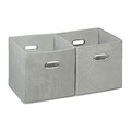 Aufbewahrungsbox Faltbox Regalbox Ordnungsbox quadratisch 4 Stück 4er Set