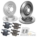 ATEC 4x BREMSSCHEIBE+SATZ BREMSBELÄGE BREMSKLÖTZE VORN+HI FÜR TOYOTA AVENSIS T25