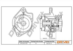 DR!VE+ WASSERPUMPE MIT DICHTUNG passend für SEAT AROSA CORDOBA IBIZA INCA VW