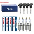 4x MEYLE Zündspule +4x BOSCH Zündkerze Doppelplatin passend für VW EOS 1F7 1F8