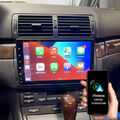 Carplay Android 12.0 2+32GB 9"Autoradio GPS Navi USB BT WIFI DAB Für BMW 3er E46