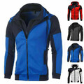 Herren Kapuzenpullover Sweatjacke Pullover Zipper Hoodie sweatshirt Sport Basic