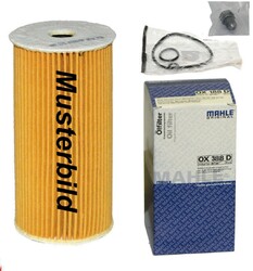 Ölfilter MAHLE Original OX388D-NEU-AUDI A1 (8X1),Sportback (8XA) 1.6 TDI,2.0 TDI