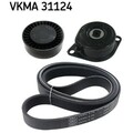 SKF Keilrippenriemensatz für VW Transporter IV Kasten 70XA 1.9 TD 70XD 70XB