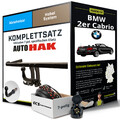 Für BMW 2er Cabrio Typ F23 Anhängerkupplung abnehmbar +eSatz 7pol 14- NEU