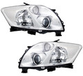 Scheinwerfer Set für Toyota AURIS E15 2006-2010 Halogen H11 HB3 Streuscheibe