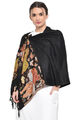 Damen-Schal mit Animal-Print aus Kaschmirwolle, 203,2 cm, modische Dupatta-Stola