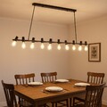 Industrielle Retro Pendelleuchte 10-flammige Hängelampe Hängeleuchte Deckenlampe