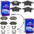 ATE BREMSBELÄGE + WARNKONTAKT VORNE + HINTEN passend für OPEL ASTRA H + ZAFIRA B
