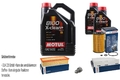 BOSCH Inspektionspaket 7L Motul 8100 X-clean+ 5W-30 für VW Audi Passat Variant