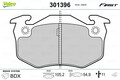 VALEO Bremsbelagsatz Scheibenbremse FIRST 301396 für 11 RENAULT CLIO CITROËN 309