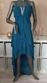 LAUTINEL Kleid Sommerkleid Abendkleid Cocktailkleid petrol blau Gr. 40/42 NEU