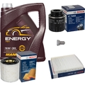BOSCH Inspektionspaket 5 L MANNOL Energy 5W-30 für VW Polo 6R 6C 1.2 TSI