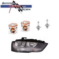 SCHEINWERFER RECHTS MIT STELLMOTOR + 2 OSRAM H7 LAMPEN FÜR AUDI A4 2011 - 2015