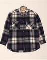 Brandon & C Herren Holzfäller Hemd Größe 43/44 XL dunkelblau kariert Acryl BV11