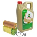 5L Castrol EDGE FST 5W-30 Longlife MANN Ölfilter VW PASSAT 3B 3BG 1.9 2.0 TDI 