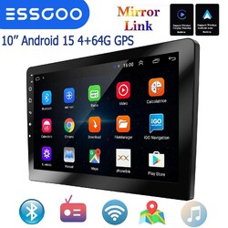 Chat GPT 2DIN 10 Zoll Autoradio Android15 Carplay 4+64G GPS Navi SWC RDS WIFI BT