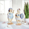 Figur "Stranddamen", 2er Set Baddeko baden Dekofigur Maritim