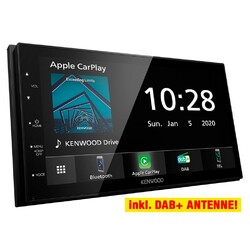 KENWOOD 2-DIN DMX5020DABS Auto Radioset für SMART ForTwo 451 - 07-09/10