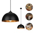 2x LED Pendelleuchte Deckenlampe E27 Vintage-Leuchte Hängelampe Pendellampe