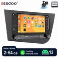 2+64G Android 13 Carplay Autoradio GPS Navi WIFI RDS KAM Für Seat Leon 1P1 05-11