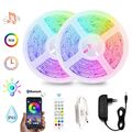 10m LED Band Streifen RGB Stripe LichtLeiste 5050SMD Lichterkette Smart Home APP