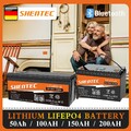 LiFePO4 12V/24V 50Ah 100Ah 200Ah Akku Bluetooth BMS Solaranlage Wohnmobil Boot