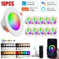 Tuya APP LED Einbaustrahler Dimmbar RGB+CCT Einbaupanel Deckenleuchte Panel 10W