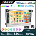 4+64G Autoradio Android14 Für Opel Corsa C/D Zafira B Astra G H Carplay DAB +KAM