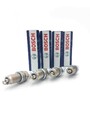 4x Bosch Zündkerzen FQR8LEU2 für Opel Astra G H Corsa C D E Vectra Zafira Mokka