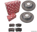 FEBI BREMSSCHEIBEN BELÄGE HINTEN für AUDI A3 8P VW GOLF 5 6 CADDY OCTAVIA