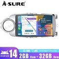 32G Android 14 Wireless Carplay BT GPS Autoradio Navi für Toyota Yaris 2011-2018